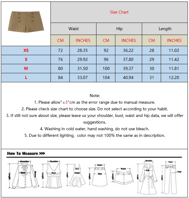 BSAY Herbst Damen Militärstil 2-teiliges Outfit Stehkragen Taschen Slim Jacke Doppelreihige Twill Mini-Shorts Passende Sets – Detail 2