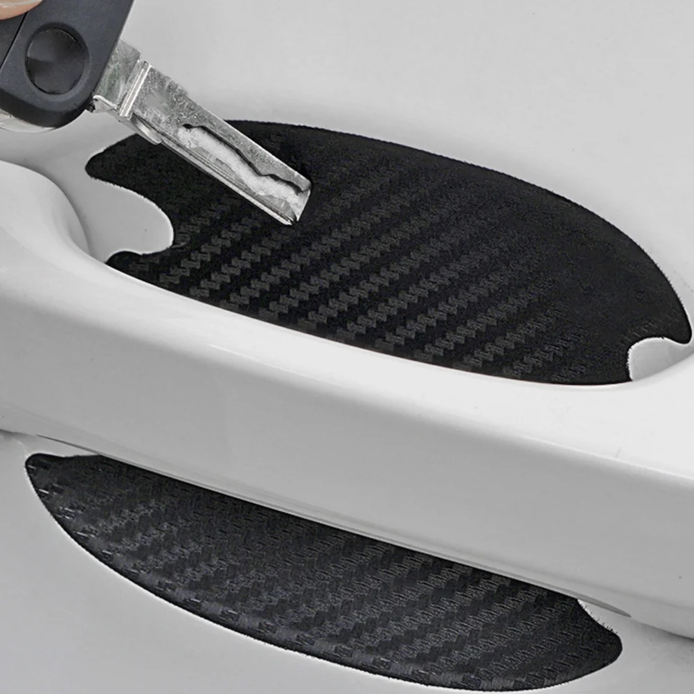 

8Pcs Car Door Handle Protector Scratch Resistant Sticker Epoxy Resin Self Adhesive Film for Vehicle Door Protection Decoration