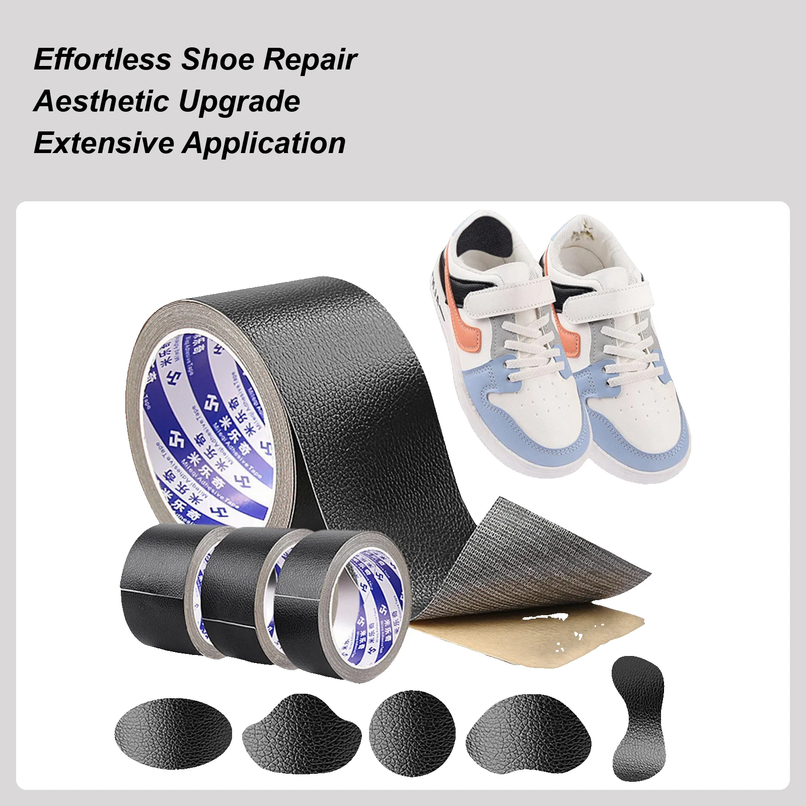 

1 Roll Leather repair Patche Sneaker Heel Protectors Leather Insole Patches Self-Adhesive Patches Heel Repair Foot Care Products