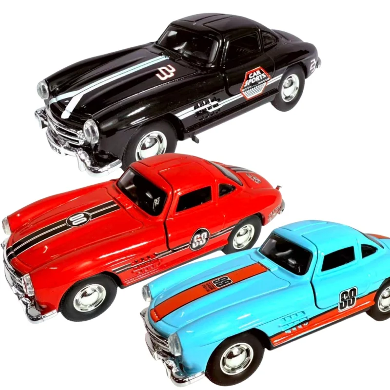 

Novel Super Sports Car Model Pull-Back Racing Toy Car Door Opens Upwards Unique Shape Collectible Display Birthday Gift