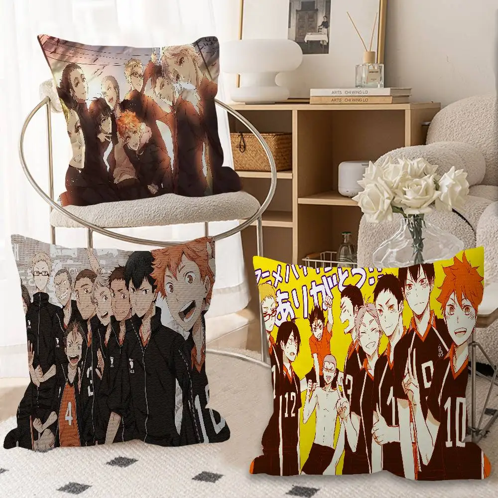 Anime H-Haikyuu Lucky Dragon pillow cover sofa cushion cover home room decoration children gift