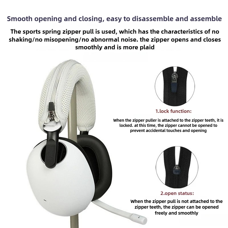 لهاتف Sony INZONE H9/H7/H5/H3 - غطاء فوق الأذن ناعم ومتين ومضاد للتآكل