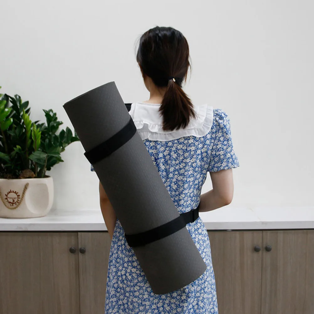 حزام سجادة اليوغا من TOVINANNA للحمل الآمن والتخزين في صالة الألعاب الرياضية وممارسة اللياقة البدنية #5