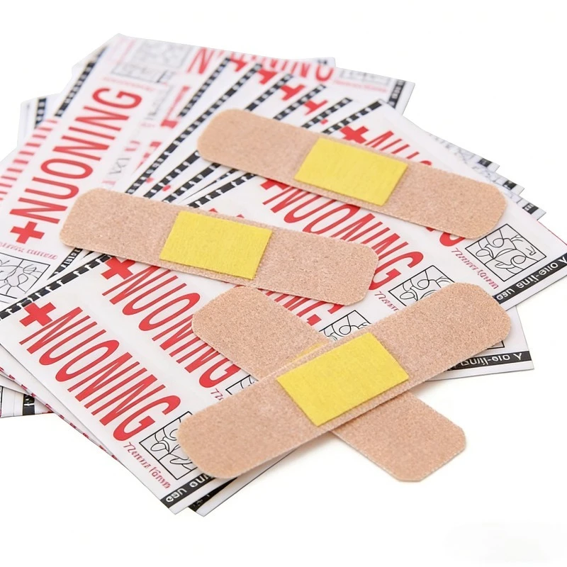 

100 шт./компл. дышащие пластыри-повязки для ран, ленты для первой помощи, клейкие бинты