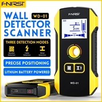 FNIRSI WD-01 Metal Detector Wall Scanner with Newly Designed Positioning Hole for AC Live Cable Wires Metal Wood Stud Find