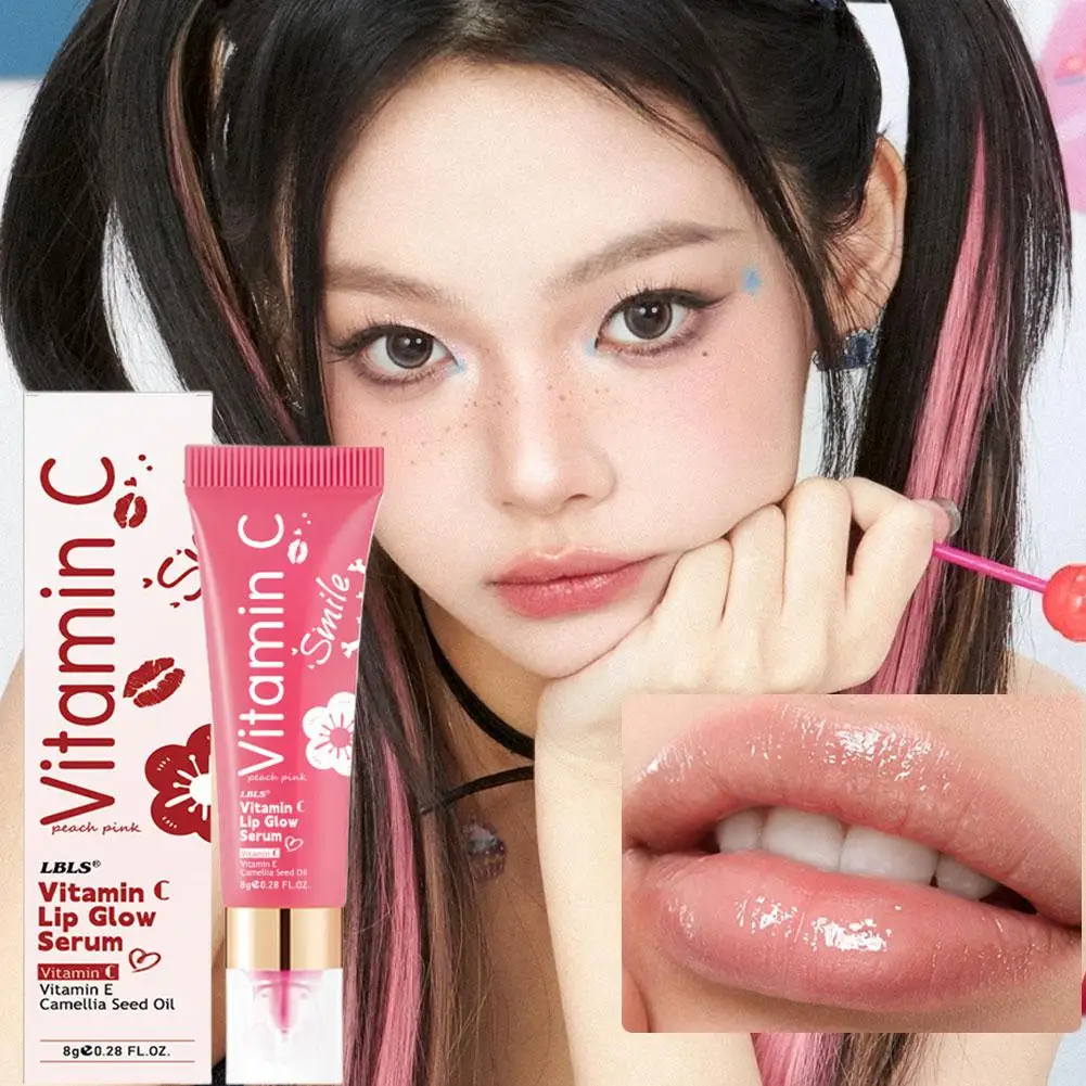 Moisturizing lip serum Glitter Plumping Jelly Transparent Fullness Lip Tint Long-Lasting Non-Fading Lip Balm Lip Tint Lip Care