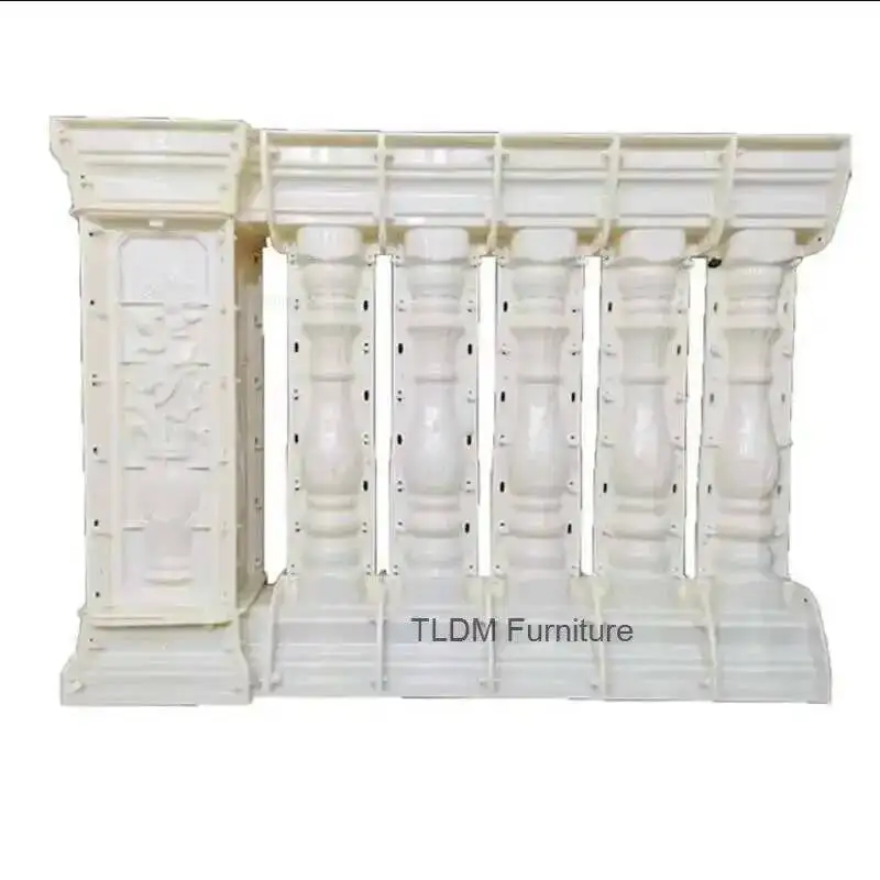 

Retro Roman Columns Mold Home Garden Cement Vase Column Villa Balcony Handrail Fence Column Building European Garden Decoration