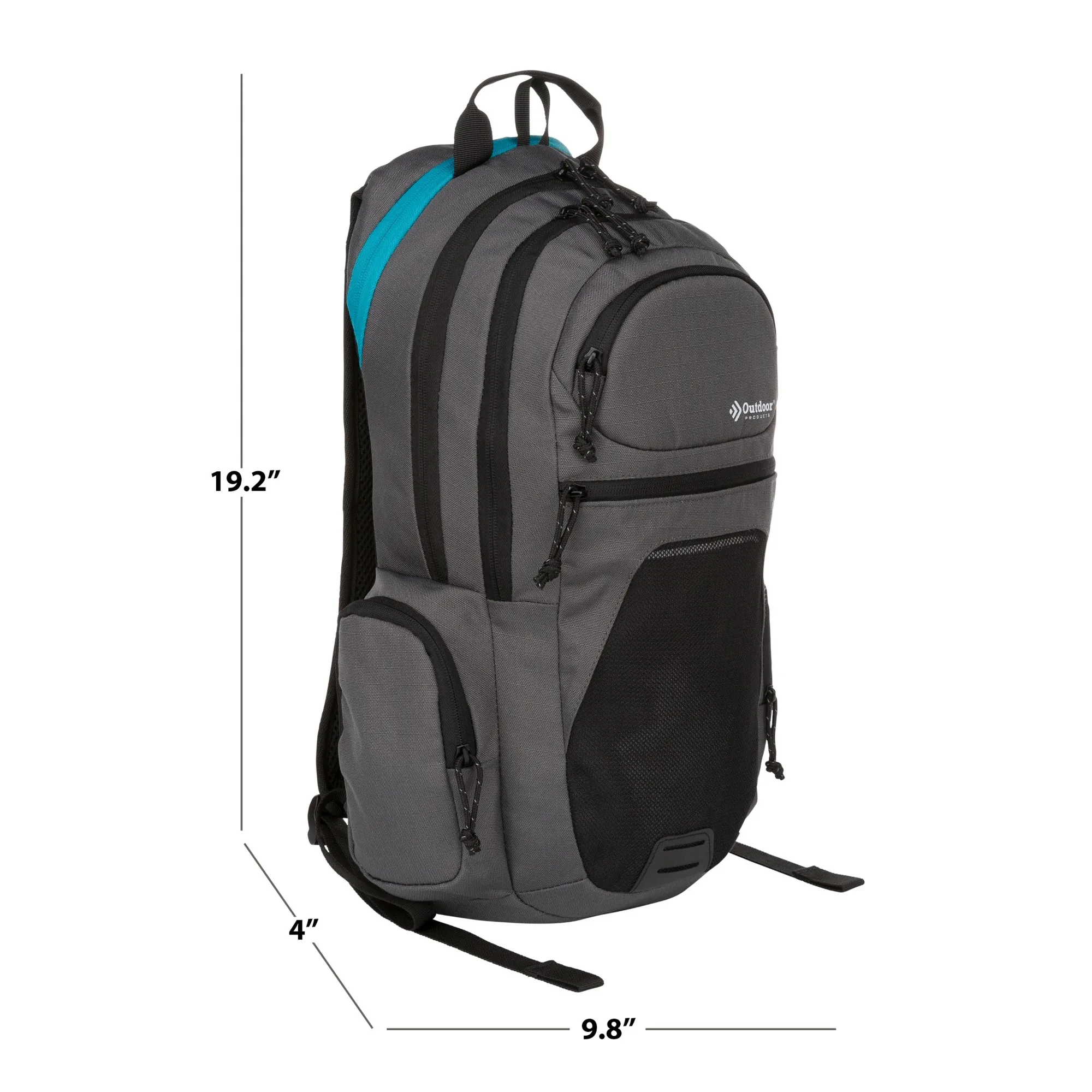 16.5L 수분 공급 배낭, 2리터 저장소 1개, 회색, 남녀공용, 성인용 폴리