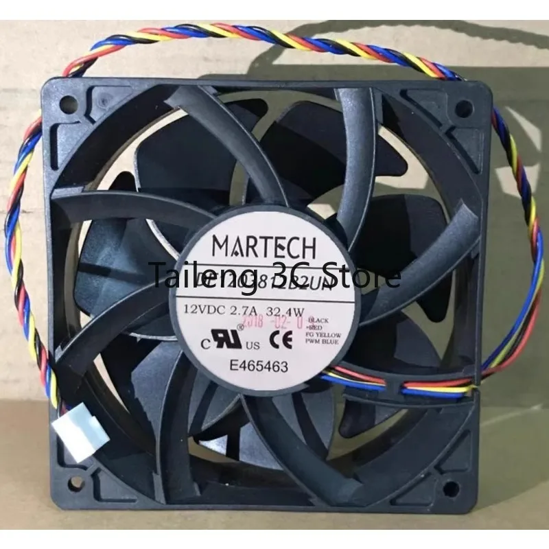 

Original Ant Fan for MARTECH DF1203812B2UN 12V 2.7A S7 S9 4-Wire Cooling Fan 12038 12CM 120x120x38mm