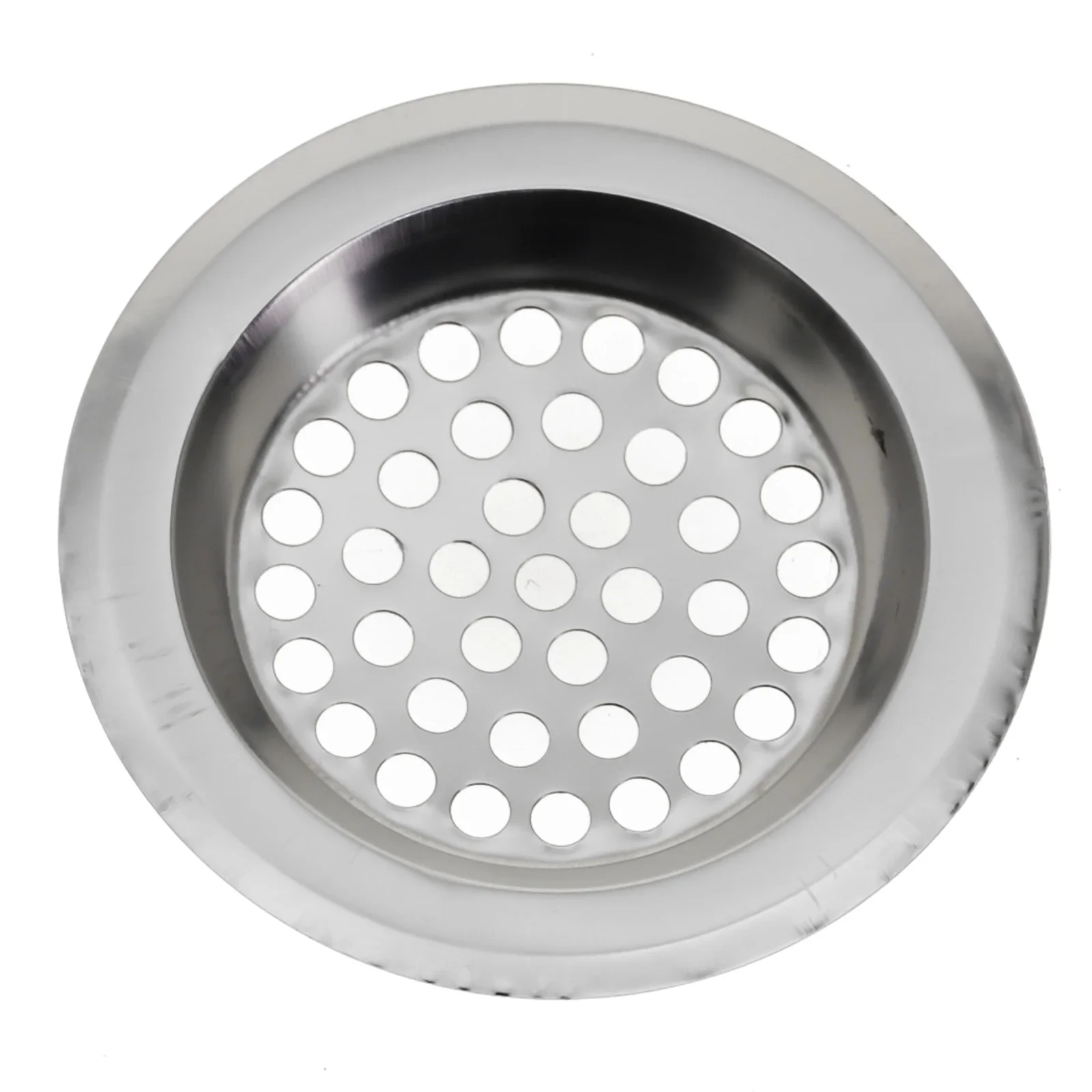 Floor Drain Cover Stainless Steel Copper Round Sewer Filter Bath/Bathroom Sink Shower Drain Filter Cover Hair Catcher Colanders