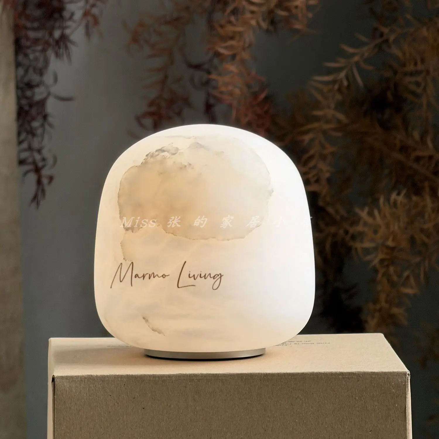 

Decorative Stone Table Lamp Marble Lamp Restaurant Bar Decoration Atmosphere Alabaster Lamp Home Decoration