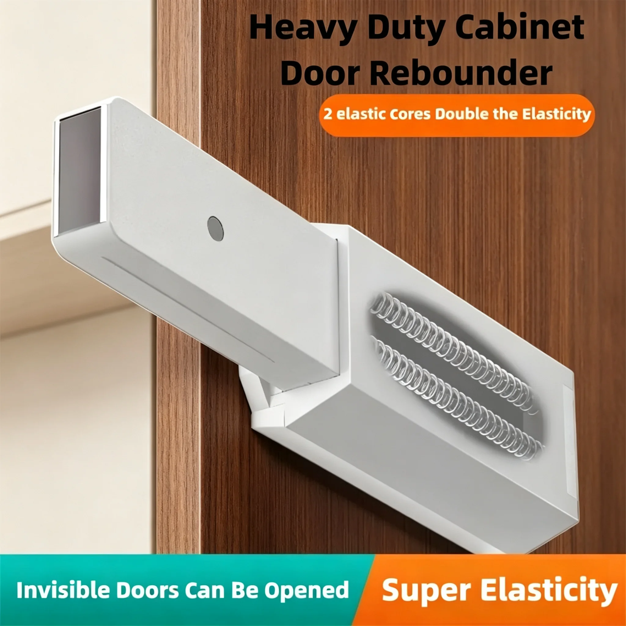 Automatic Spring Push‑to‑Open Latch Heavy‑Duty Invisible Cabinet Catch for Wardrobe Concealed Fire Door Accessories