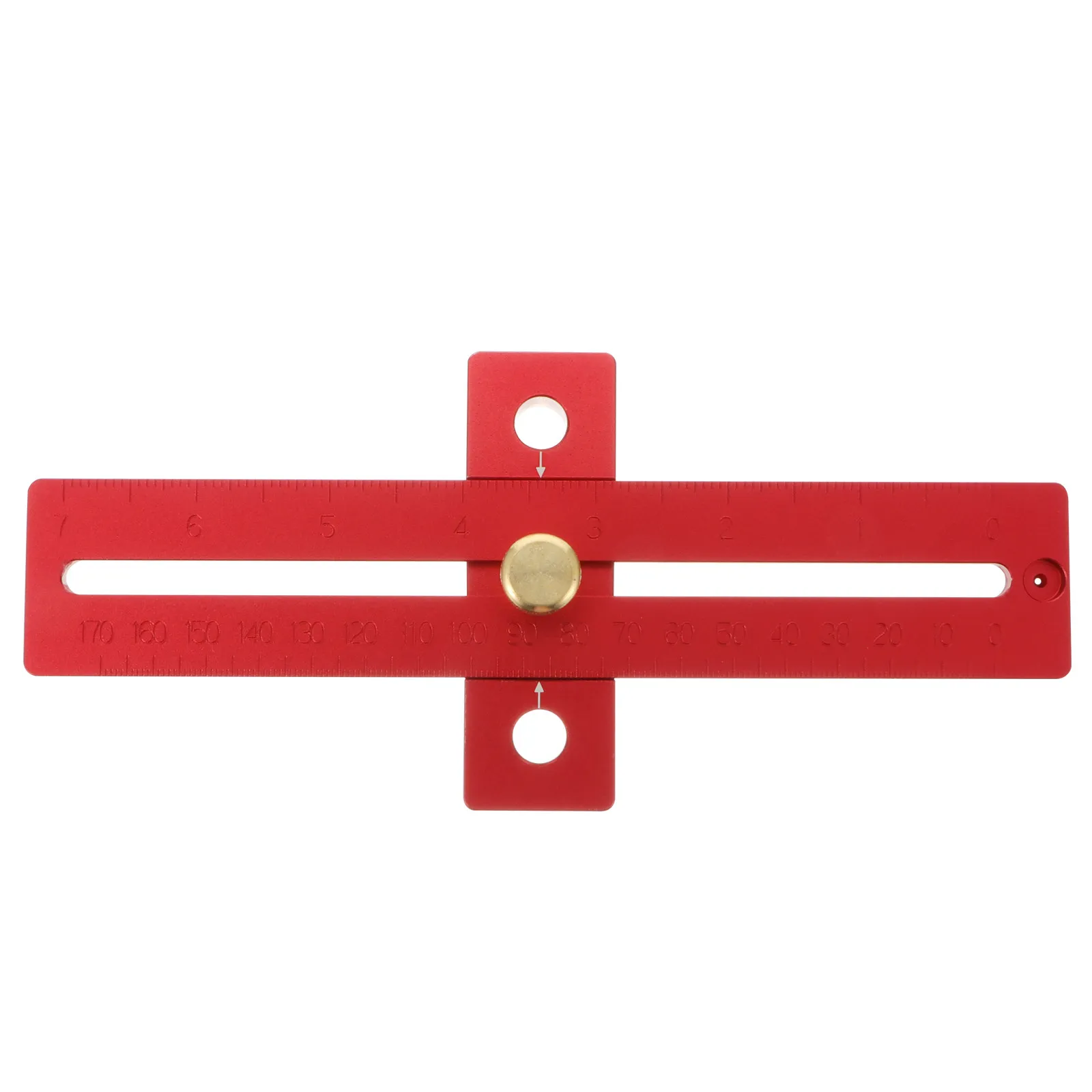 Premium Woodworking Parallel Ruler Marker Heavy Duty Accurate Scale Clear Marking Tool for Carpentry Woodworker Carpenter Ruler