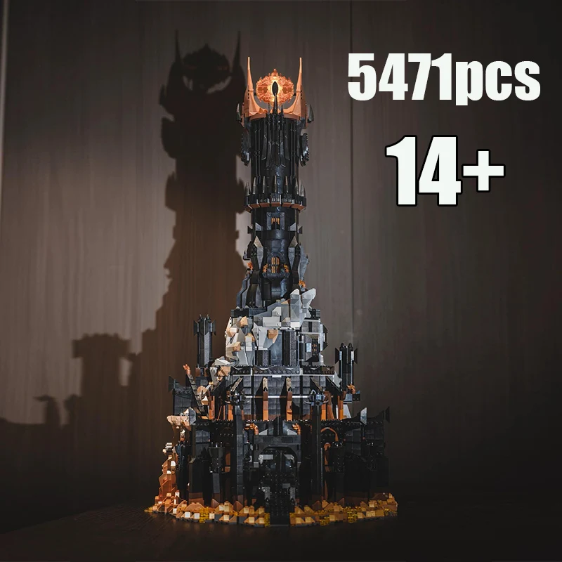 

В наличии: 5 471 штука черных конструкторов-башен (модель 10333), подходят для мальчиков и взрослых на дни рождения, совместимы с LEGO.