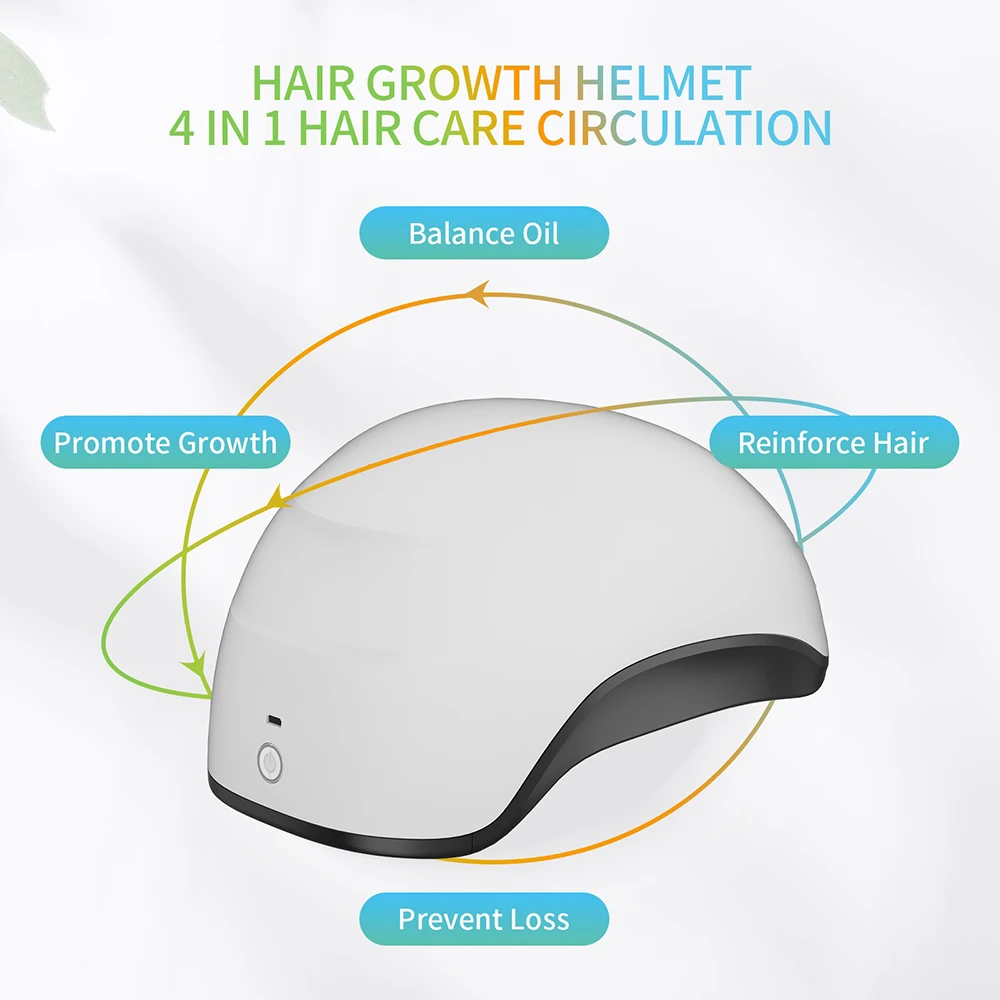 Hair Growth Helmet Hair Regrowth Laser Infrared 180PCS LED Light Hair Loss Treatment Cap Anti Hair Loss Restore Hair Thickness