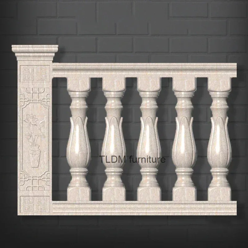 

European Roman Column Mold Villa Balcony Railing Handrail Vase Column Fence Roman Column Mold Cast-in-place Cement Building A