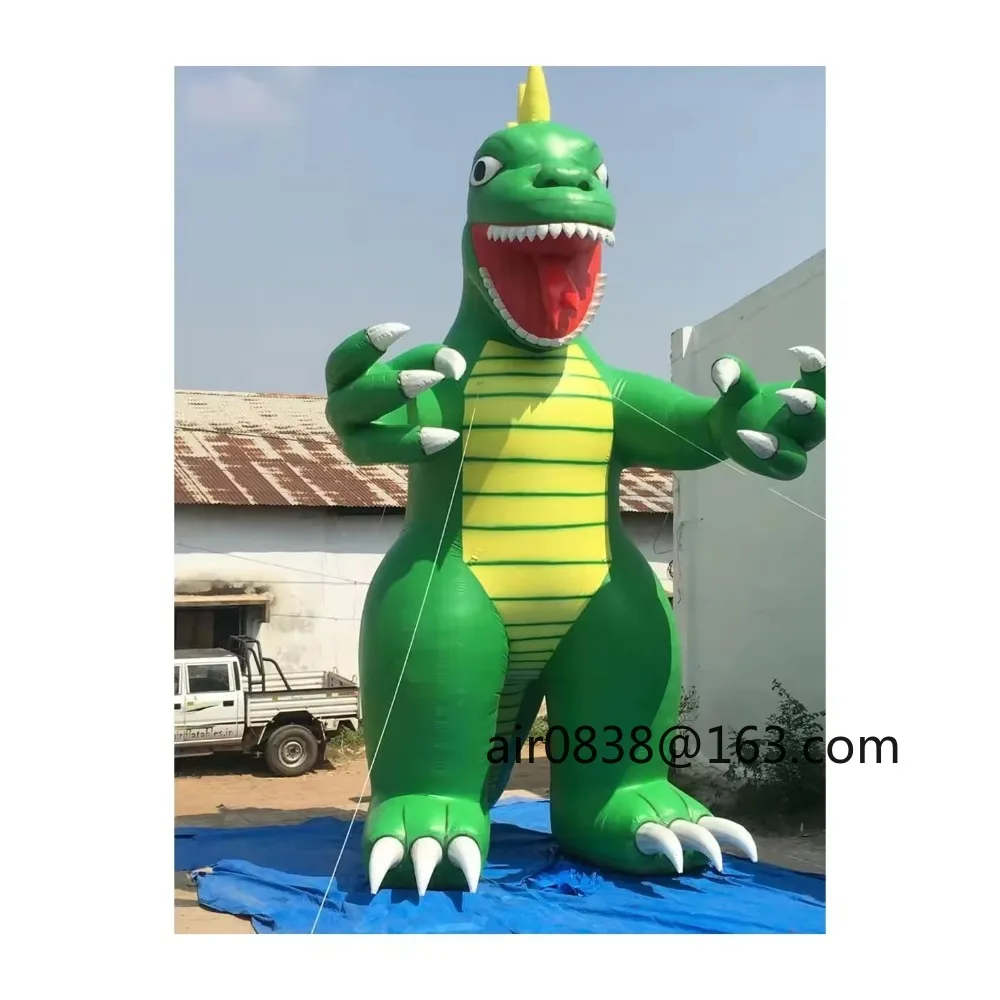 Modèle gonflable géant personnalisé Godzilla Monster Oxford gonflable Godzilla, affichage de vacances, publicité