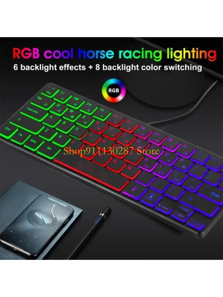 

J1HC 64 Keys USB True RGB Backlight Gaming Keyboard 60% Scientific for Key Layout Ultra-Compact Keyboard for PC Gamers