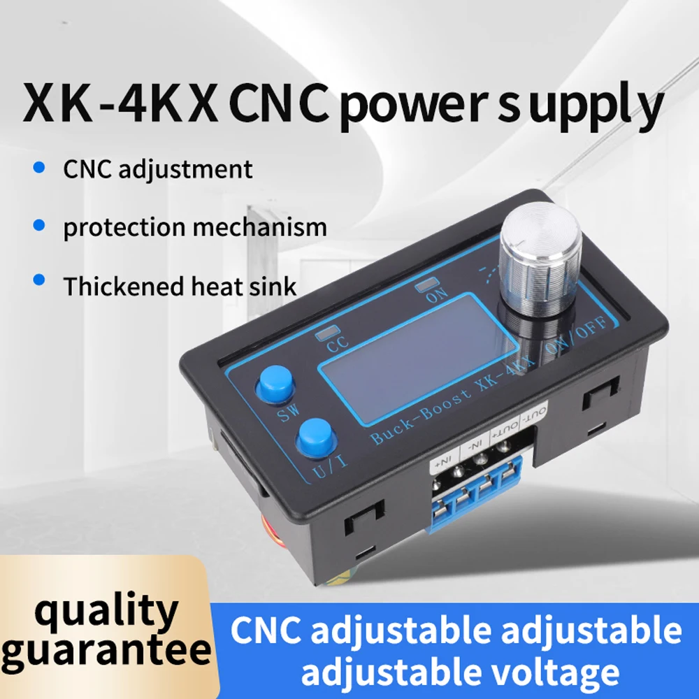 

CNC DC DC Buck Boost Converter CC CV DC5-30V Input to DC0.5-30V Ouput Power Module Adjustable Regulated Power Supply