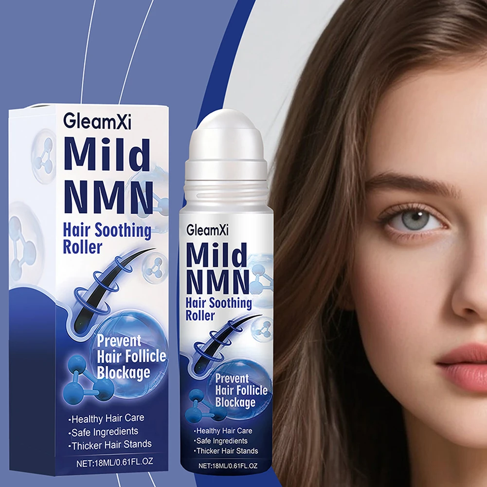 

Ginger Hair Growth Essence With Rollerball Scalp Massager Anti Hair Loss Serum Non-Greasy & Easy To Absorb Hair Thickening Serum
