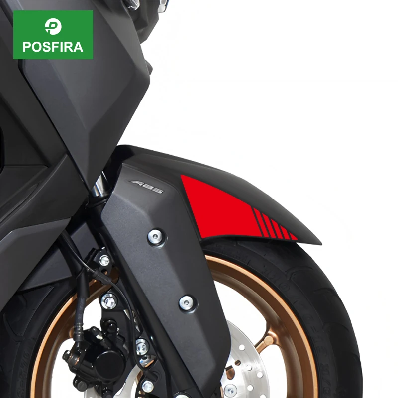 

Наклейки-декали POSFIRA на переднее крыло мотоцикла для Yamaha NMAX 125 2025-2026: Декоративные аксессуары