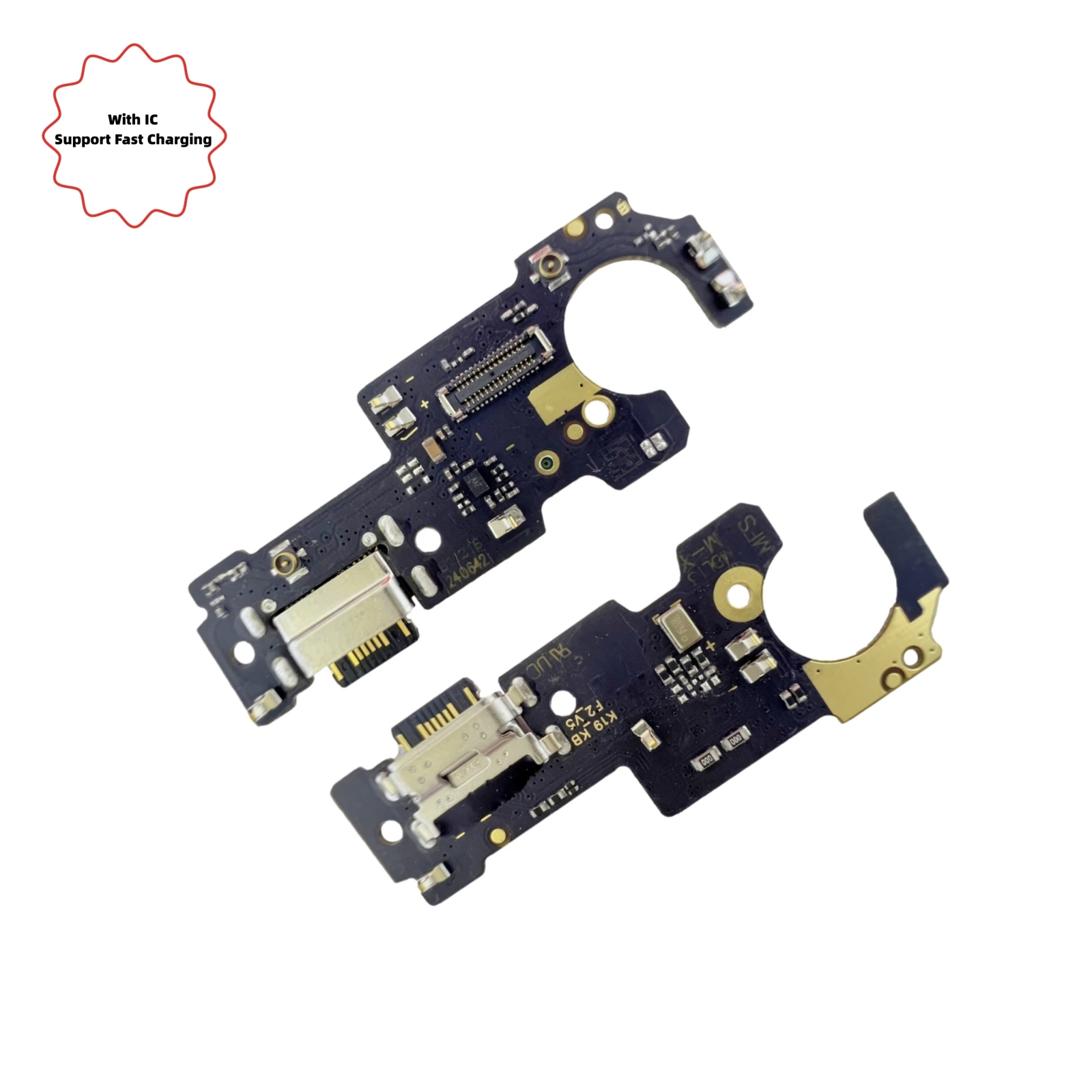 Puerto de carga de placa de conector de Cable flexible de base de cargador USB, piezas de repuesto para Redmi Note 10, 5G, M3 Pro