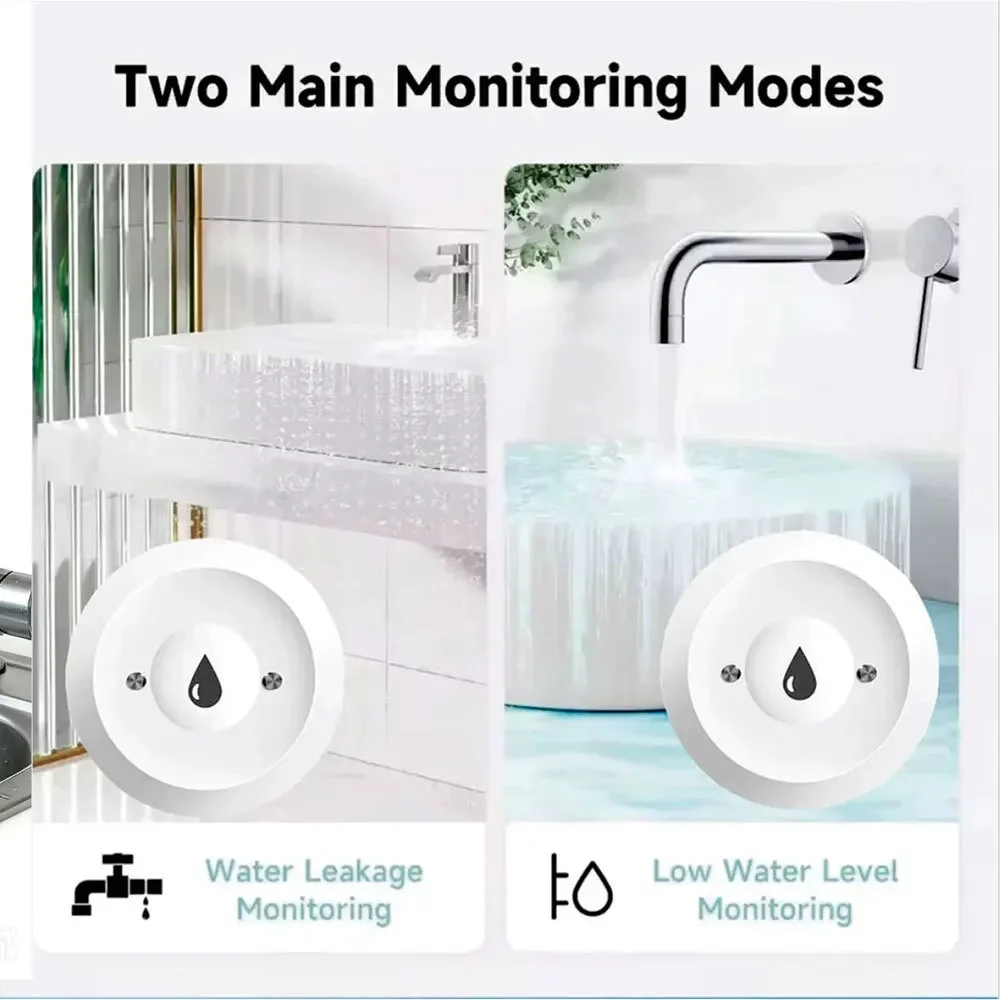 مستشعر تسرب المياه الذكي ZigBe - مراجعة Water Alarm Sensor وسعره