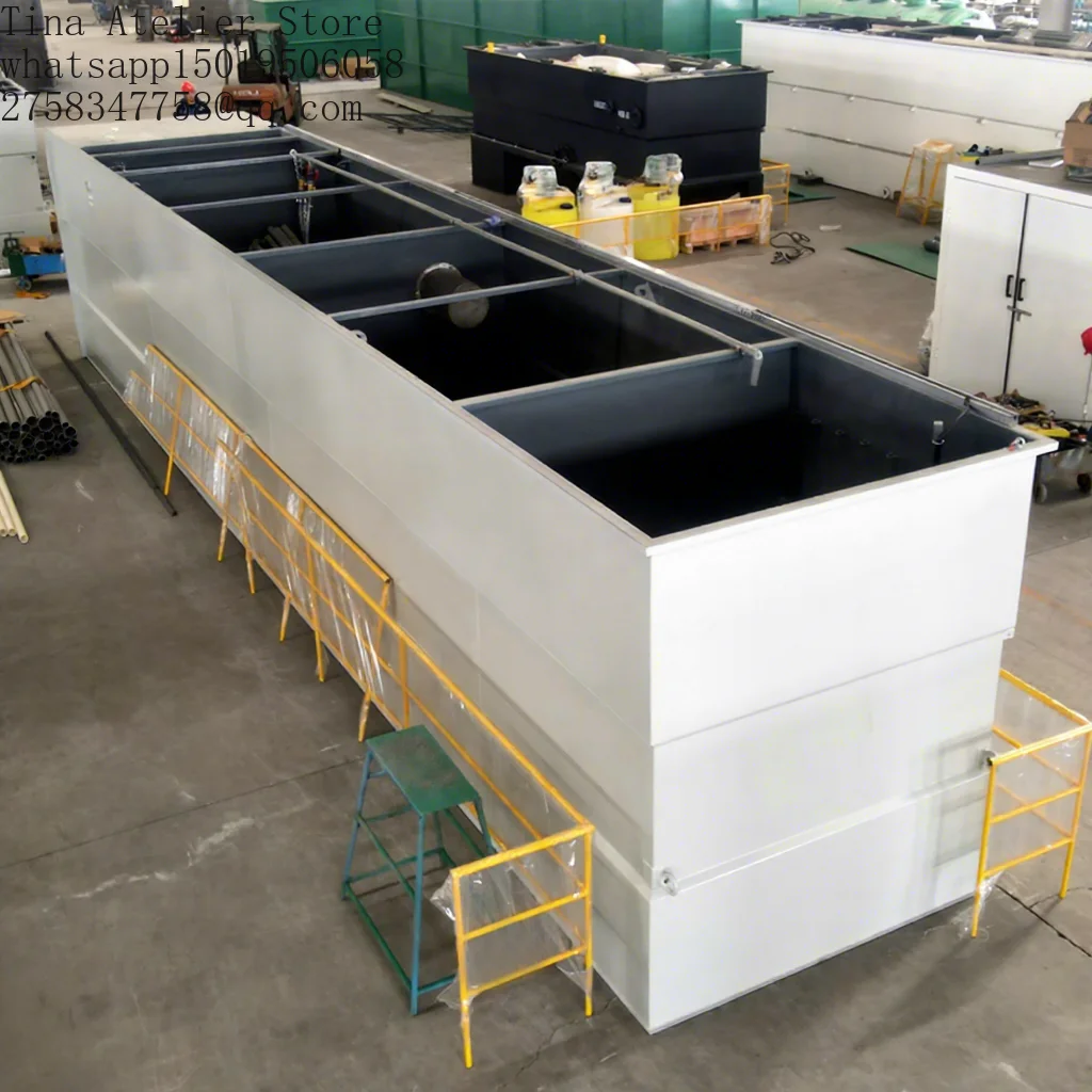 100m3- 300m3 PLC Automatic  MBBR MBR  Containerized Wastewater  Sewage Effluent  Treatment Plant for Mining Wastewater
