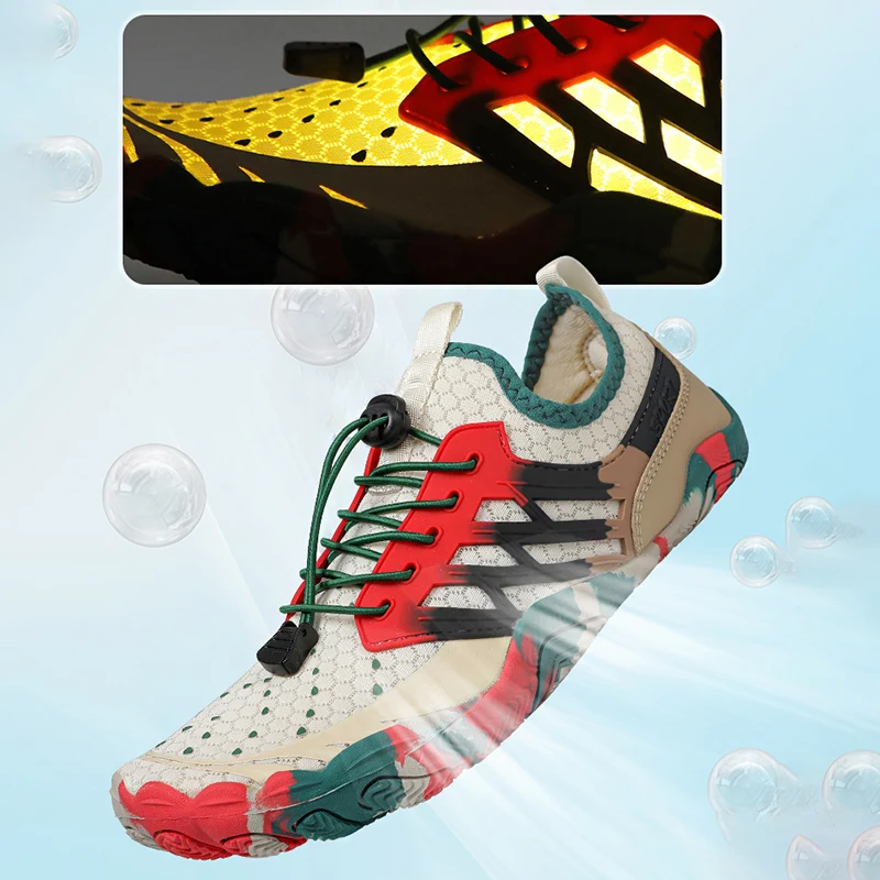 Zapatos de agua de secado rápido para hombre y mujer, zapatillas deportivas de playa y gimnasio, Unisex