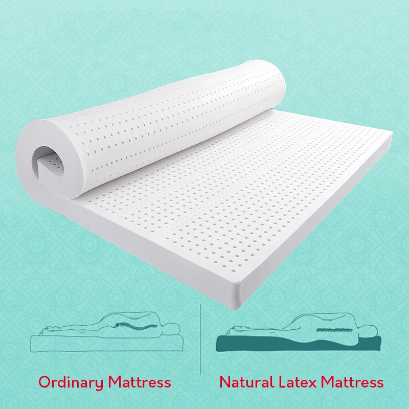 

Natural Thailand imported latex mattress raw liquid mattress rubber cushion double single home tatami mats queen king full size