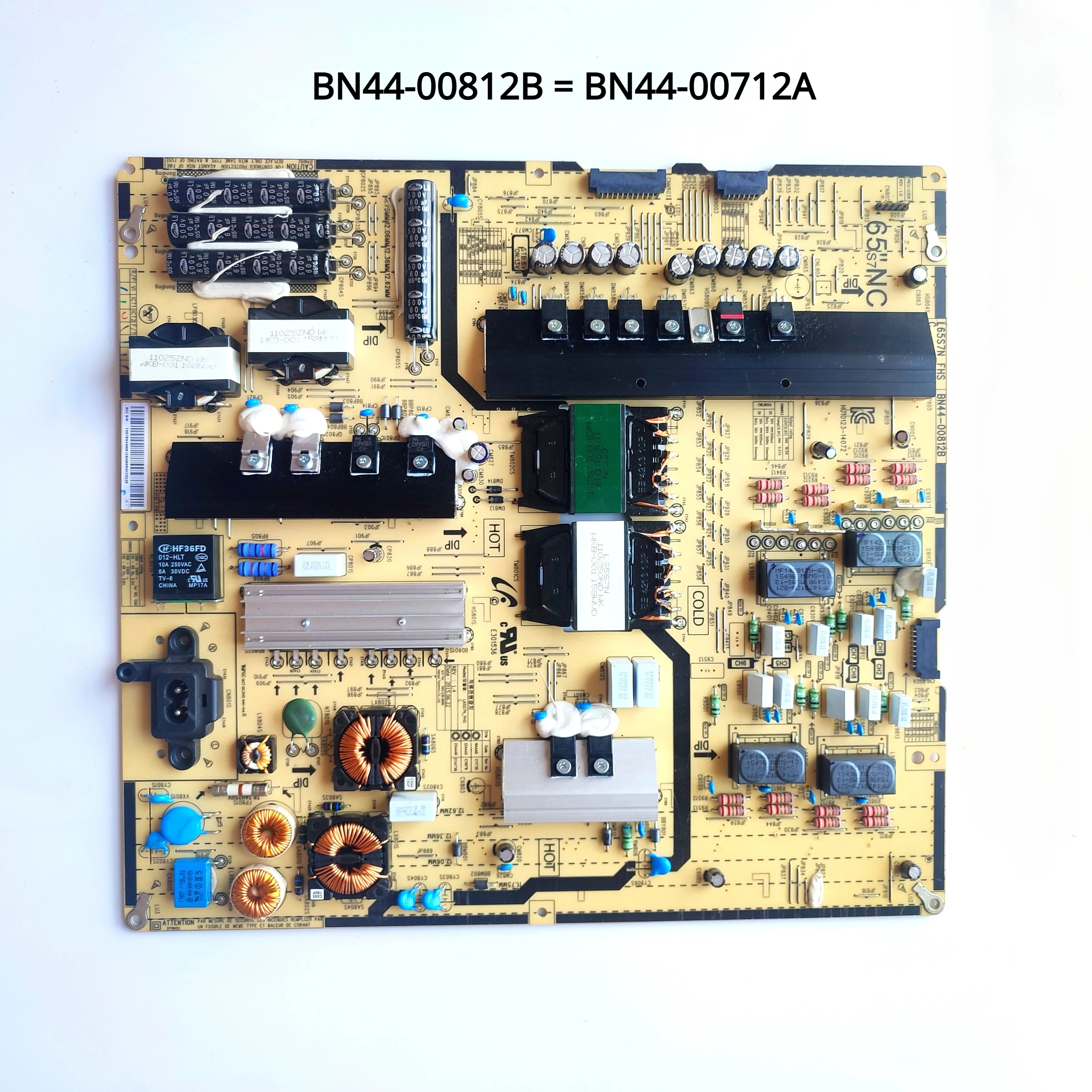 

BN44-00812B = BN44-00812A Power Board is for UN65JU7700FXZC UN65JU7500KXZL UN65JU7500HXPA UN65JU7500GXZS UN65JU7500GXZD TV Parts