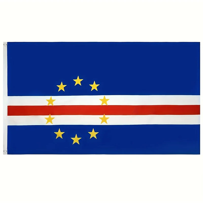  Cape Verde Flag 90x150cm CAPE VERDE CPV National Flag Decor Home Decor Yard Decor Themed Party Outdoor Activities Scene Setup