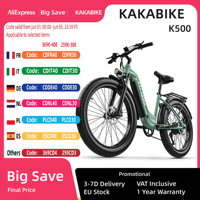 KAKABIKE K500 Electric Bicycle Adult 1000W Men's E-Mountain ebike 48V17.5AHBattery,26 Inch Wide Tyre women's Electric Bike