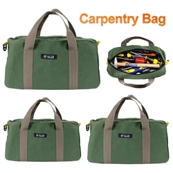 Durable Thick Canvas Pouch Tool Bags Storage Organizer Instrument Case Portable For Electrical Tool Tote Bag Multifunction Case