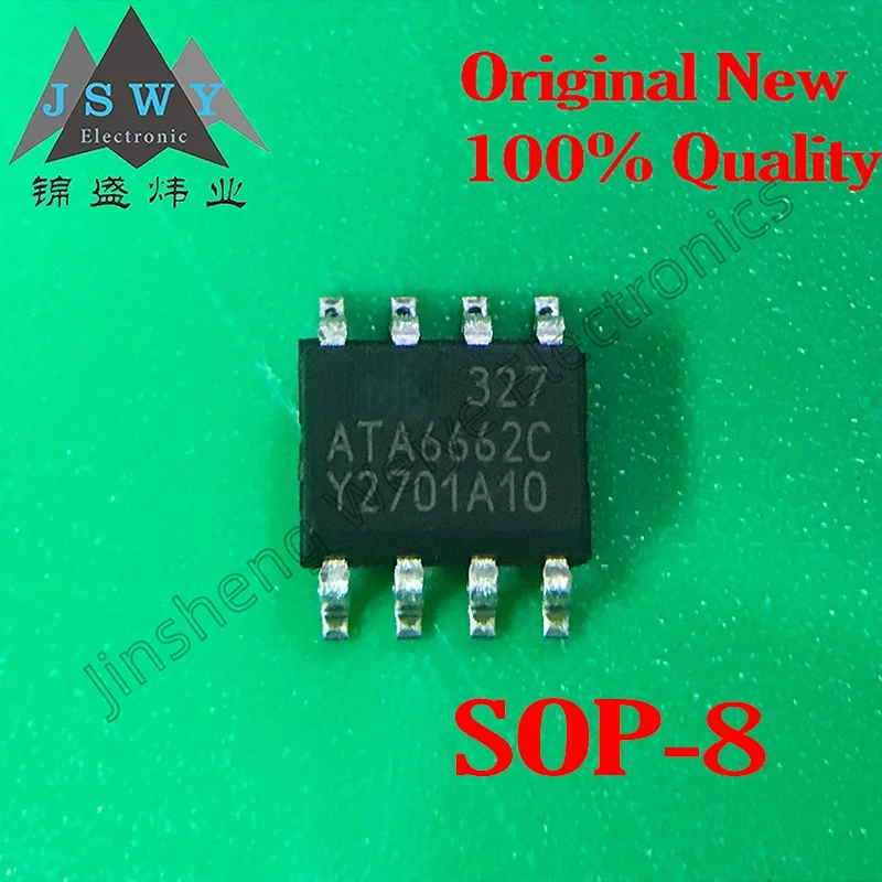 (10/50 pieces) ATA6662C ATA6662 SOP-8 CAN communication chip Commonly used chip for automotive computer boards Brand