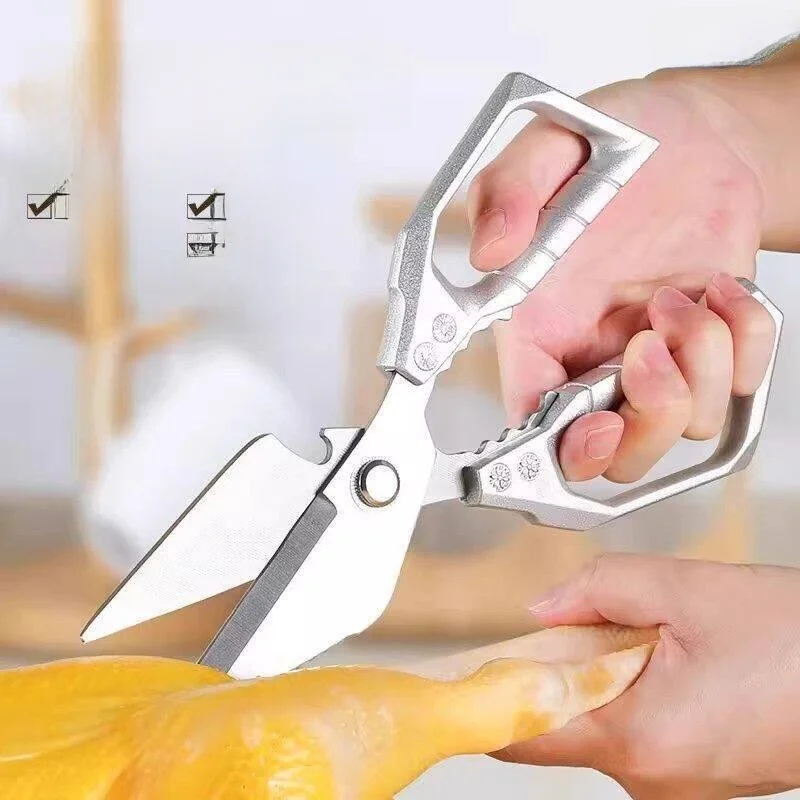 barbecue-kitchen-scissors-bone-cutting-multi-functional-chicken-bone-sharp-scissors-home-use-heavy-duty-food-clipper