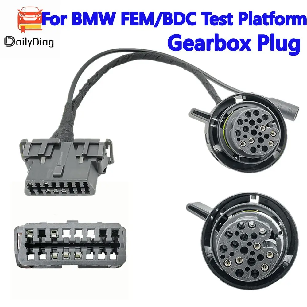 

Высококачественный штекер для коробки передач 8HP для тестовой платформы BMW FEM/BDC, подходит для тестирования модулей FEM BDC на платформах F20, F30, F35, X5, X6, I3.