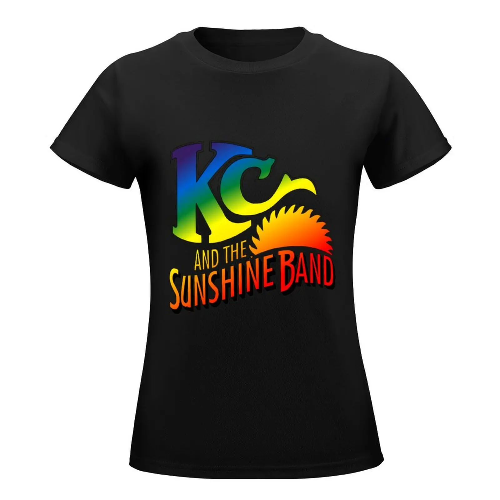 KC Sunshine T-Shirt animal print shirt for girls cute tops black t-shirts for Women