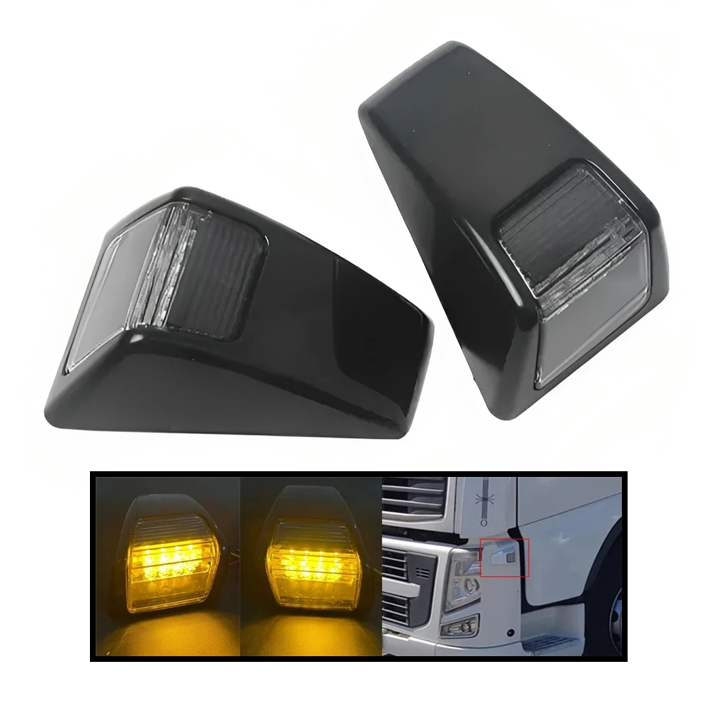 

1 Pair 24V LED Corner Lights For Volvo FH FH13 Truck Turn Signal Accessories OEM 82114506 82114500
