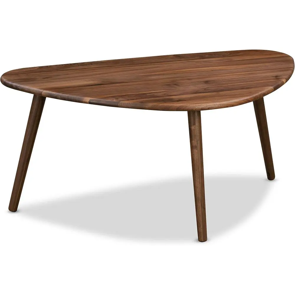 

Журнальный столик из орехового дерева — твердый американский орех — современный акцентный столик века — компактный для гостиной или гостиной