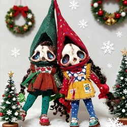 OOAK Skeleton BJD Doll Handmade Independent Ethical Designer Vintage-Inspired Figure Toy Limited for Collection Customized Girl