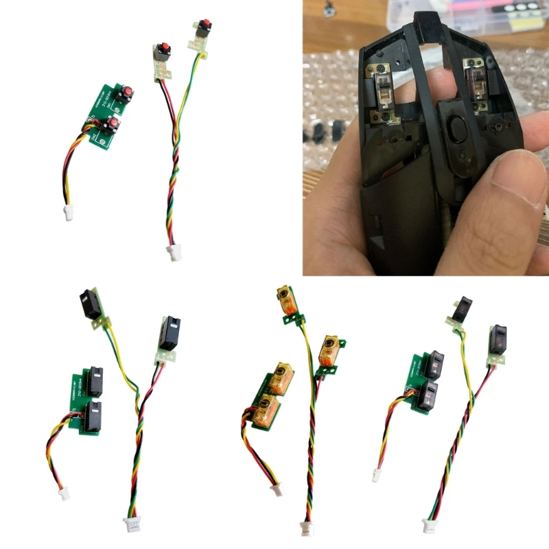 Микропереключатель мыши, Кнопочная плата, клавиши, материнская плата 8,0 TTC80M, белый микропереключатель для G304, кнопка мыши, кабель платы