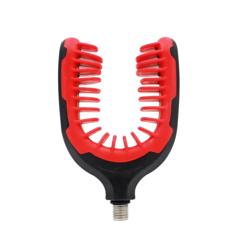 1PC TPR Covered Rubber Large Bracket Head European Cove Fishing Silicone Rod Support Head Outdoor Fishing Tackle Supplies