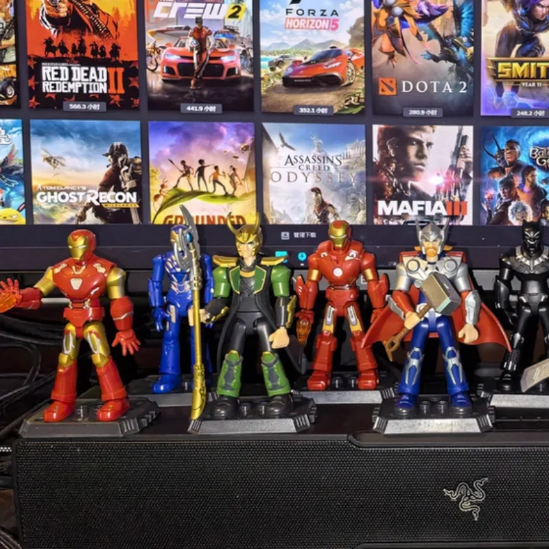 

Новый Blokees Marvel супергерой Мстители Железный человек Капитан Америка Экшн M5 MK6 Фигурка Коллекционная игрушка Подарки для детей