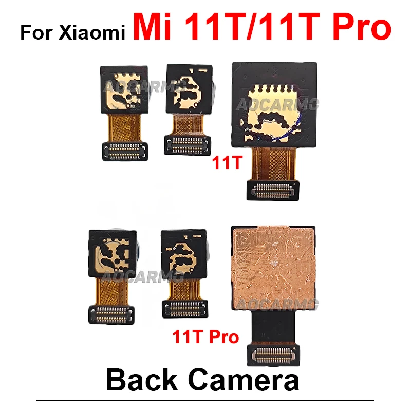 Back Rear Main Camera + Ultra Wide + Telephoto Macro Cameras Flex Cable For Xiaomi Mi 11T 11tPro Pro Repair Parts