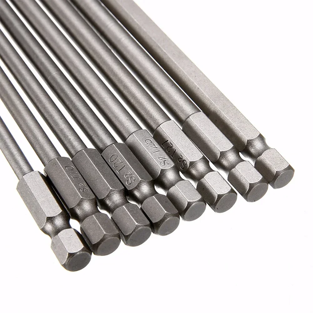 Magnetic Torx Screwdriver Bit 200mm Extra Long T8-T40 Star Drill Bit Screw Driver Tips 1/4 Hex Shank For Rotary Tool