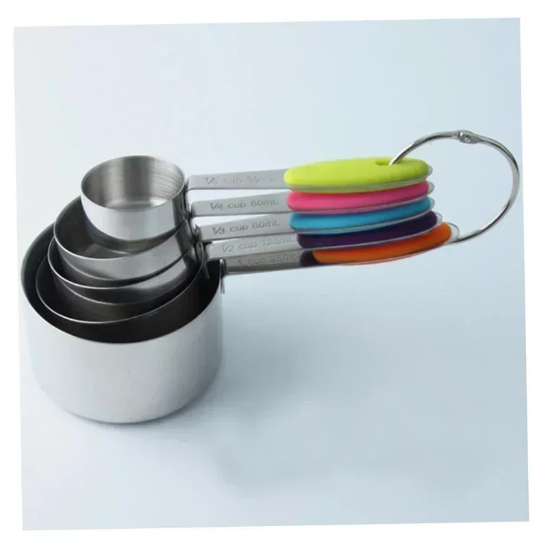 Measuring Cups And Spoons Premium Stackable Kitchen Utilitarian Gifts Set Stainless Steel Baking Cooling Tool