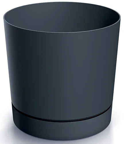 Bloempot Antraciet Kunststof 13 cm Tubo