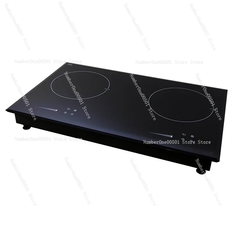 500W Embedded Double Head Induction Cooker High Power Electric Heating Stove Household Kitchen Appliance -011