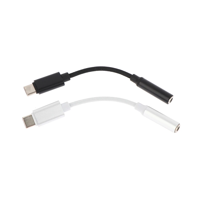 USB Type C To 3.5mm Aux Adapter Type-c 3 5 Jack Audio Cable Earphone Cable Converter For Phone Digital Audio Adapter Cable